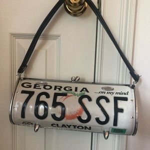 License plate purse